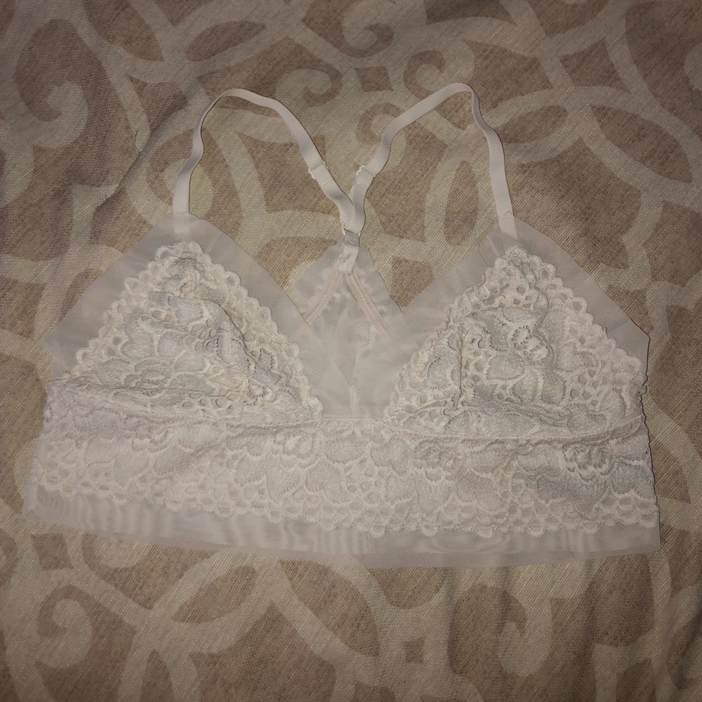 Cream Lace Aerie Bralette